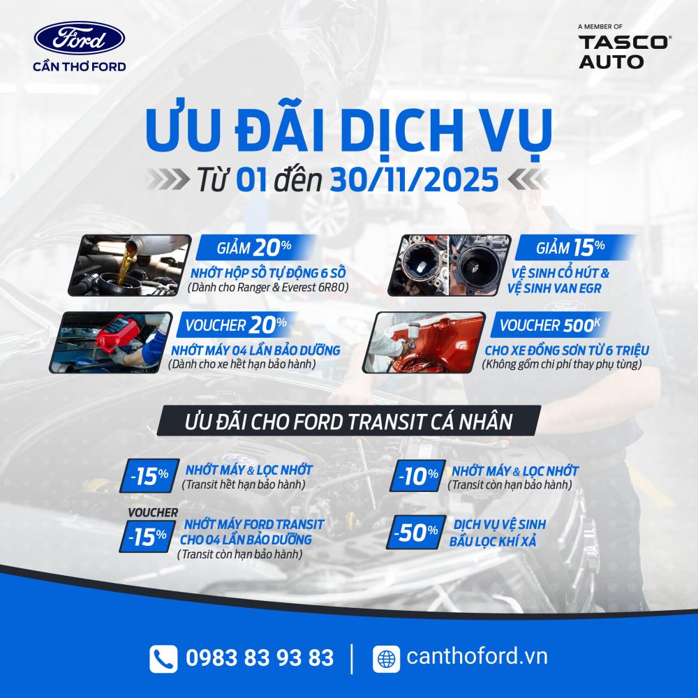 Ưu đãi Dịch Vụ Tháng 11
