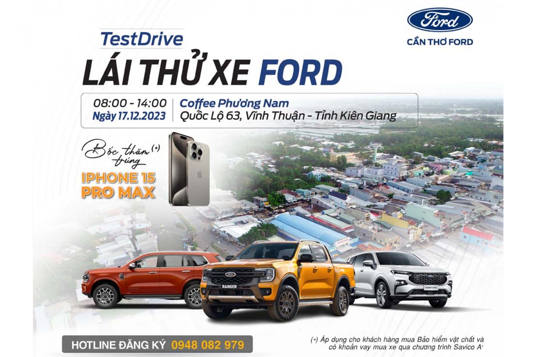 CẦN THƠ FORD CÓ HẸN VỚI VÙNG ĐẤT KIÊN GIANG