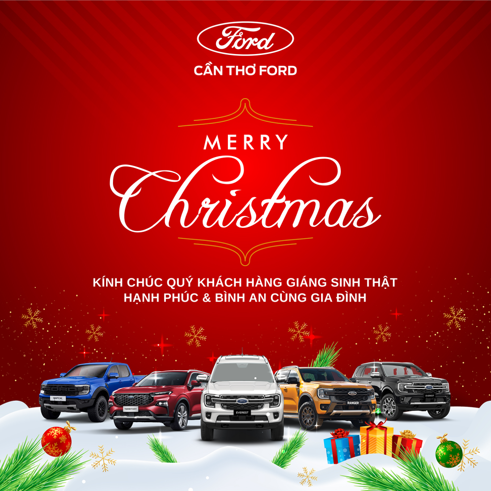 CẦN THƠ FORD KÍNH CHÚC GIÁNG SINH AN LÀNH 