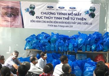 Cần Thơ Ford tài trợ mổ mắt miễn phí cho gần 200 bệnh nhân nghèo