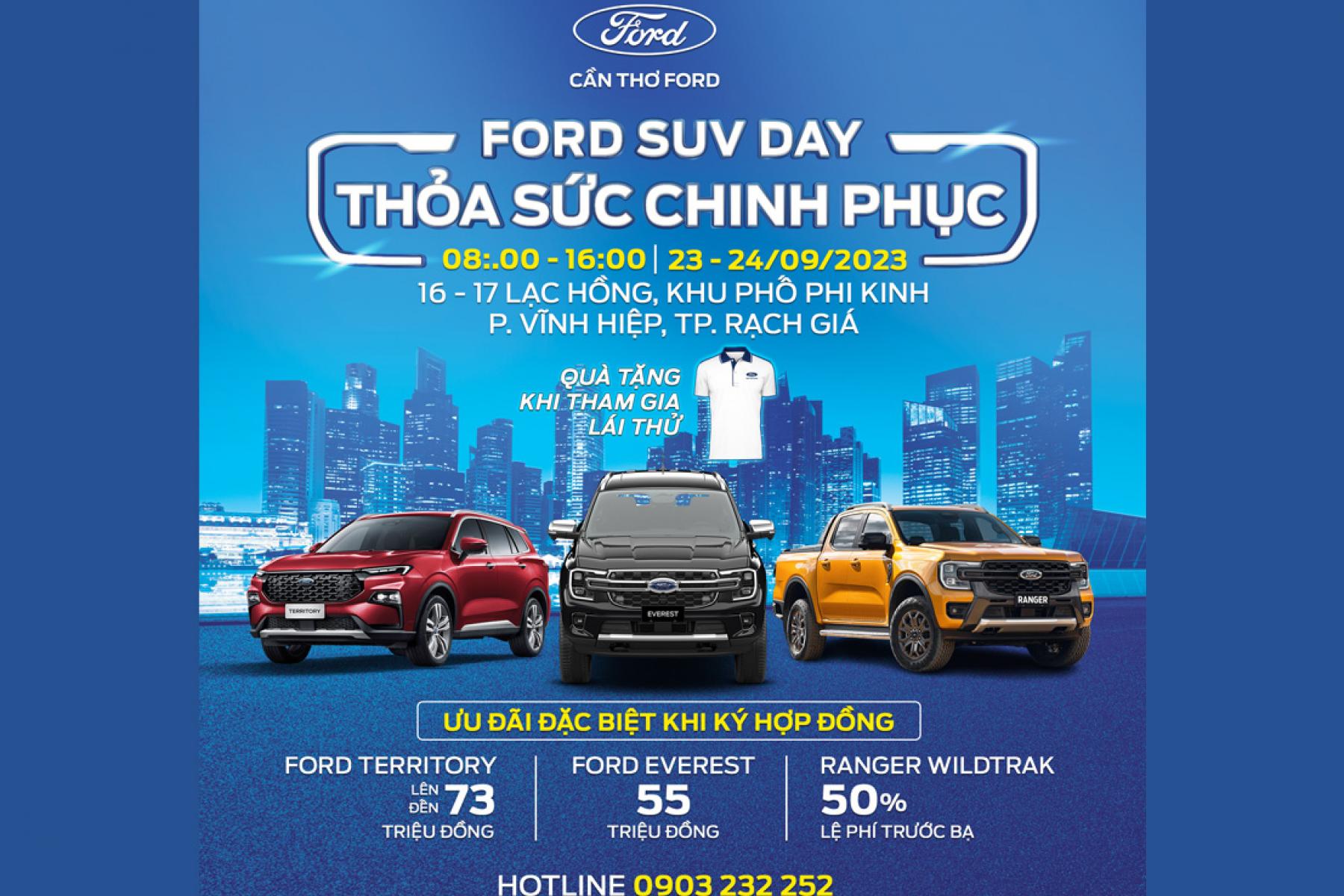 FORD SUV DAY - THỎA SỨC CHINH PHỤC