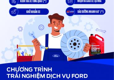 KHUYẾN MÃI DỊCH VỤ SỬA CHỮA BẢO DƯỠNG CẦN THƠ FORD QUÝ 2