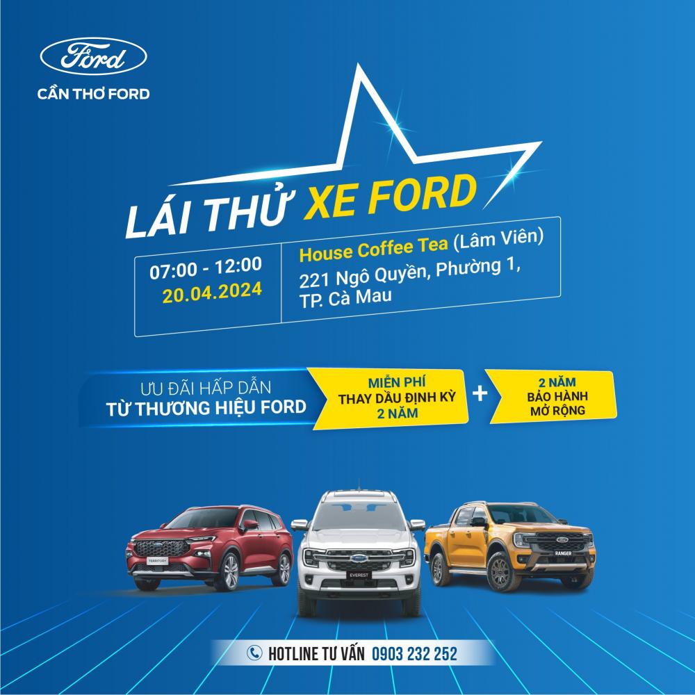 LÁI THỬ XE FORD NƠI ĐẤT MŨI