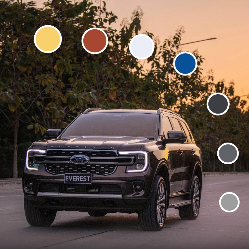 MÀU SẮC XE FORD CÓ Ý NGHĨA NHƯ THẾ NÀO?