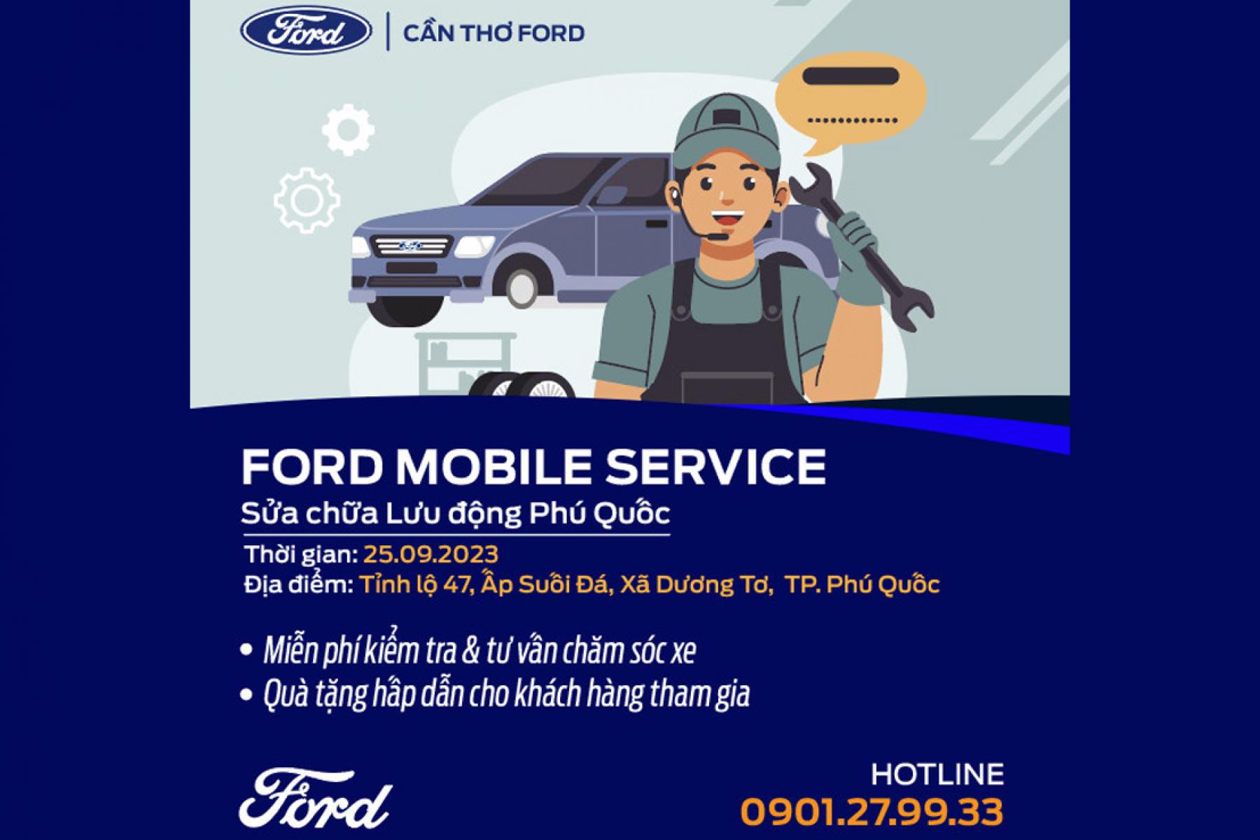 MOBILE SERVICE CỦA CẦN THƠ FORD TẠI TP. PHÚ QUỐC