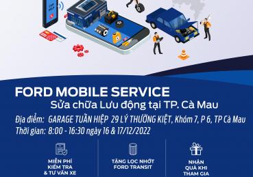 MOBILE SERVICE CỦA CẦN THƠ FORD TẠI TP.CÀ MAU