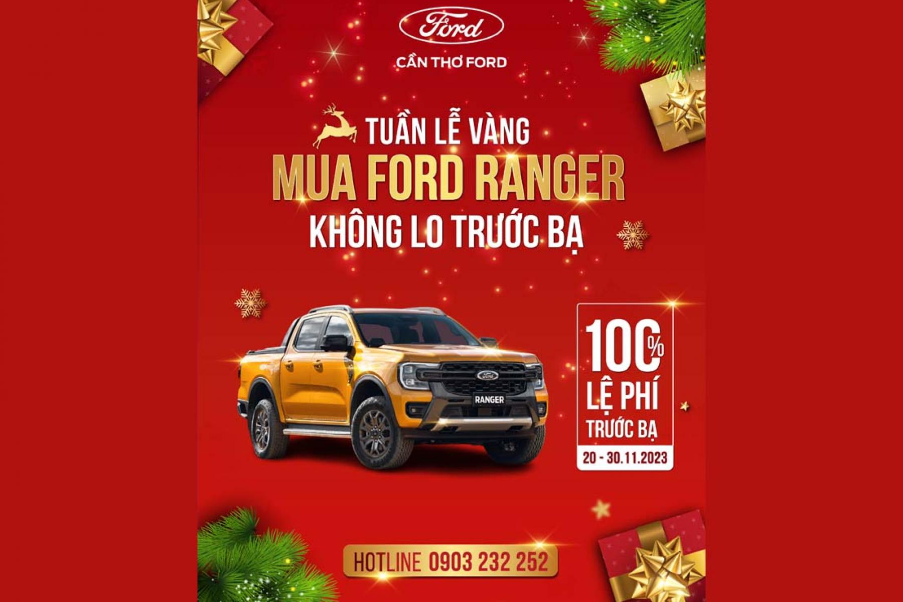 MUA FORD RANGER - KHÔNG LO TRƯỚC BẠ