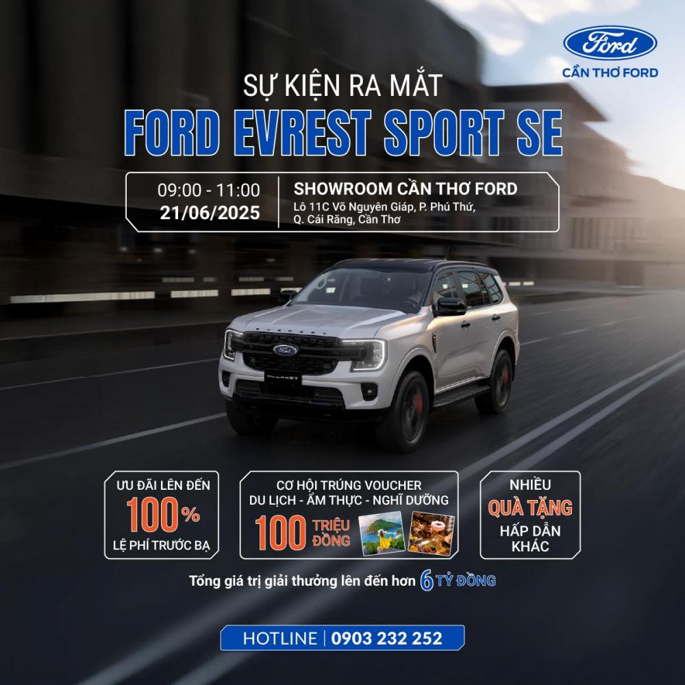 Ra mắt Phiên bản mới Everest Sport Special (Everest SE)