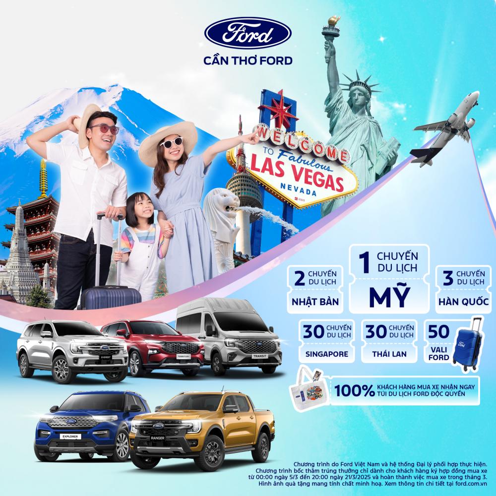 THÁNG 3 BÙNG NỔ – NHẬN NGAY QUÀ KHỦNG KHI MUA XE FORD!