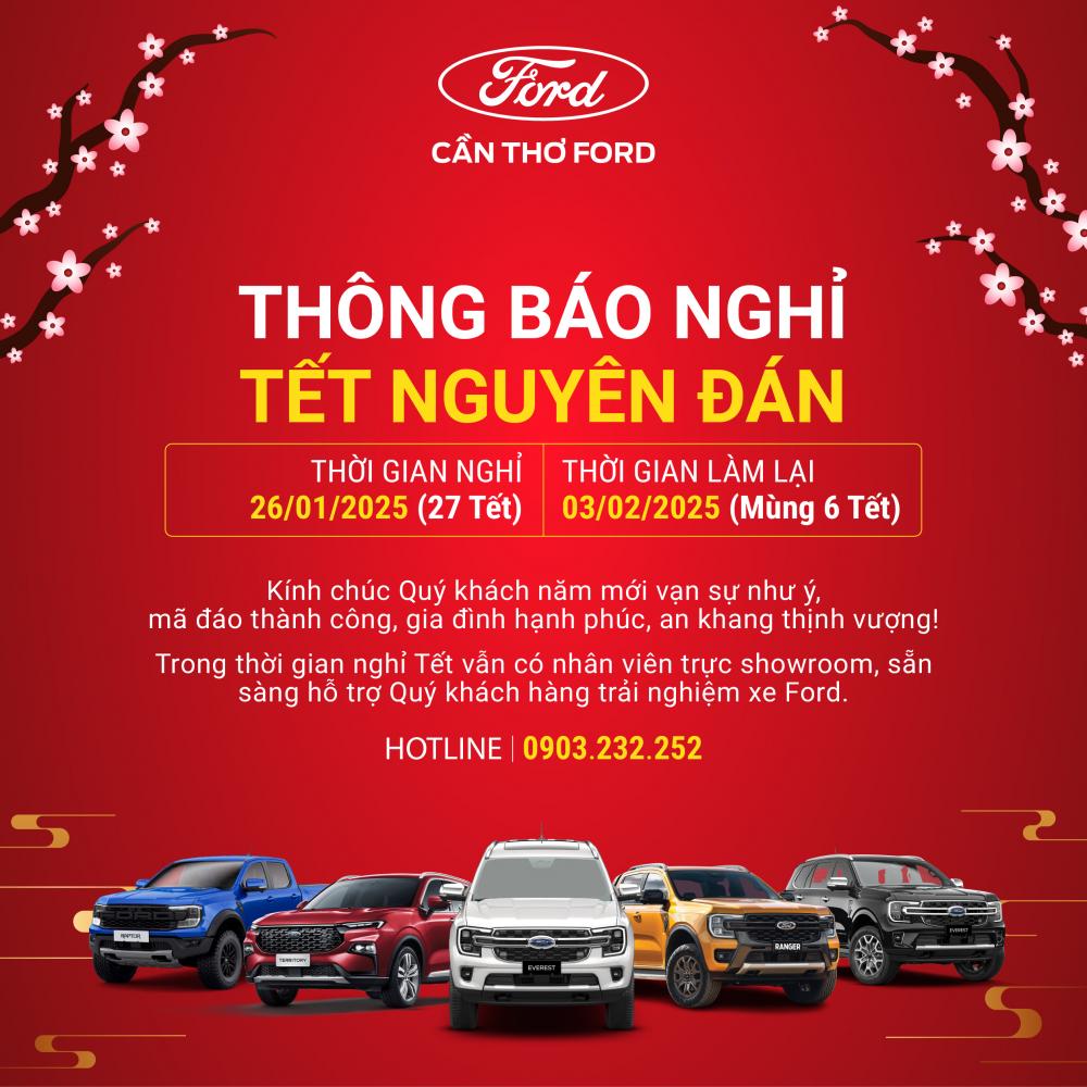 THÔNG BÁO NGHỈ TẾT NGUYÊN ĐÁN 2025