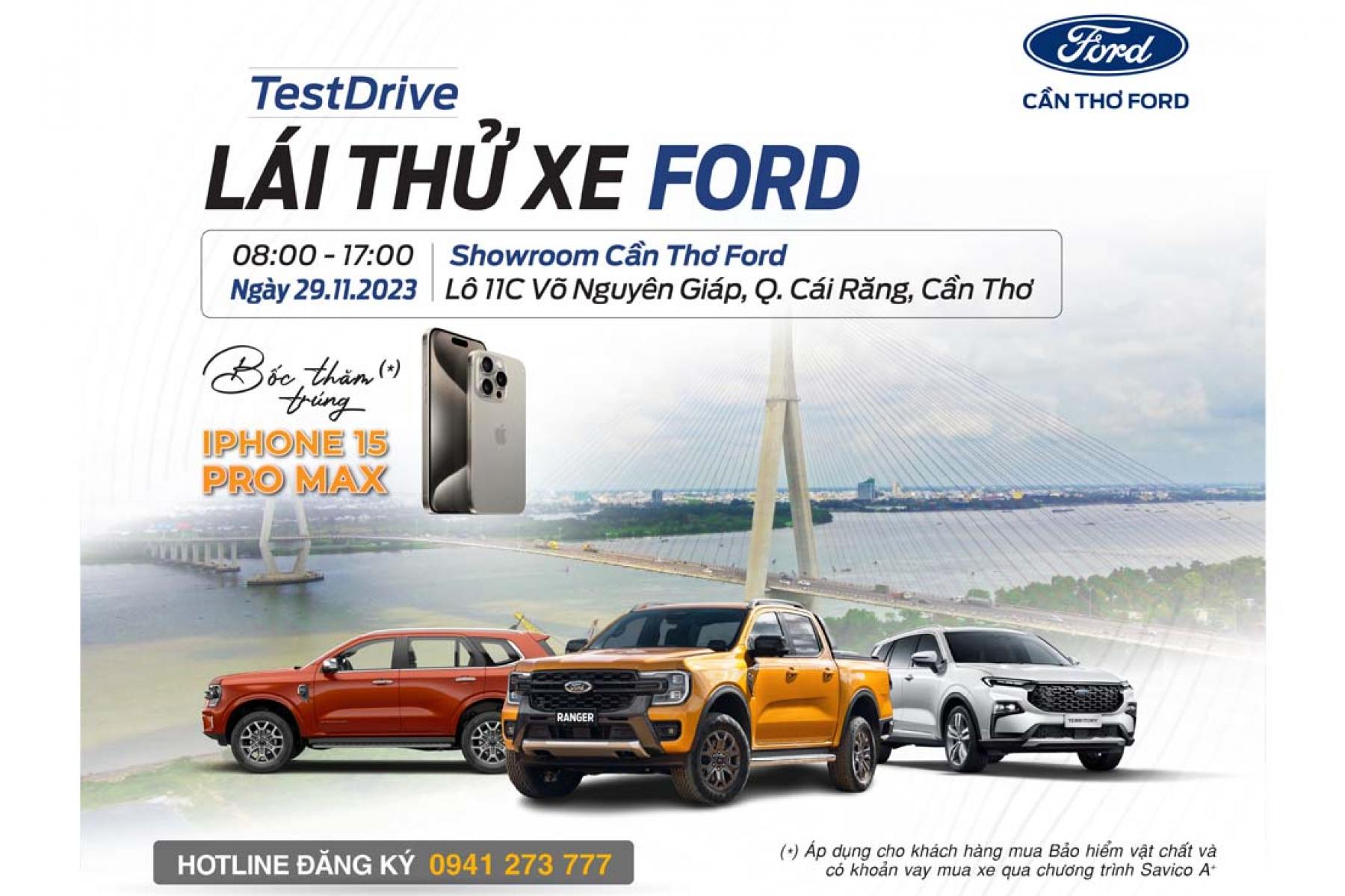 TRẢI NGHIỆM ĐÁNG MONG CHỜ TẠI CẦN THƠ FORD