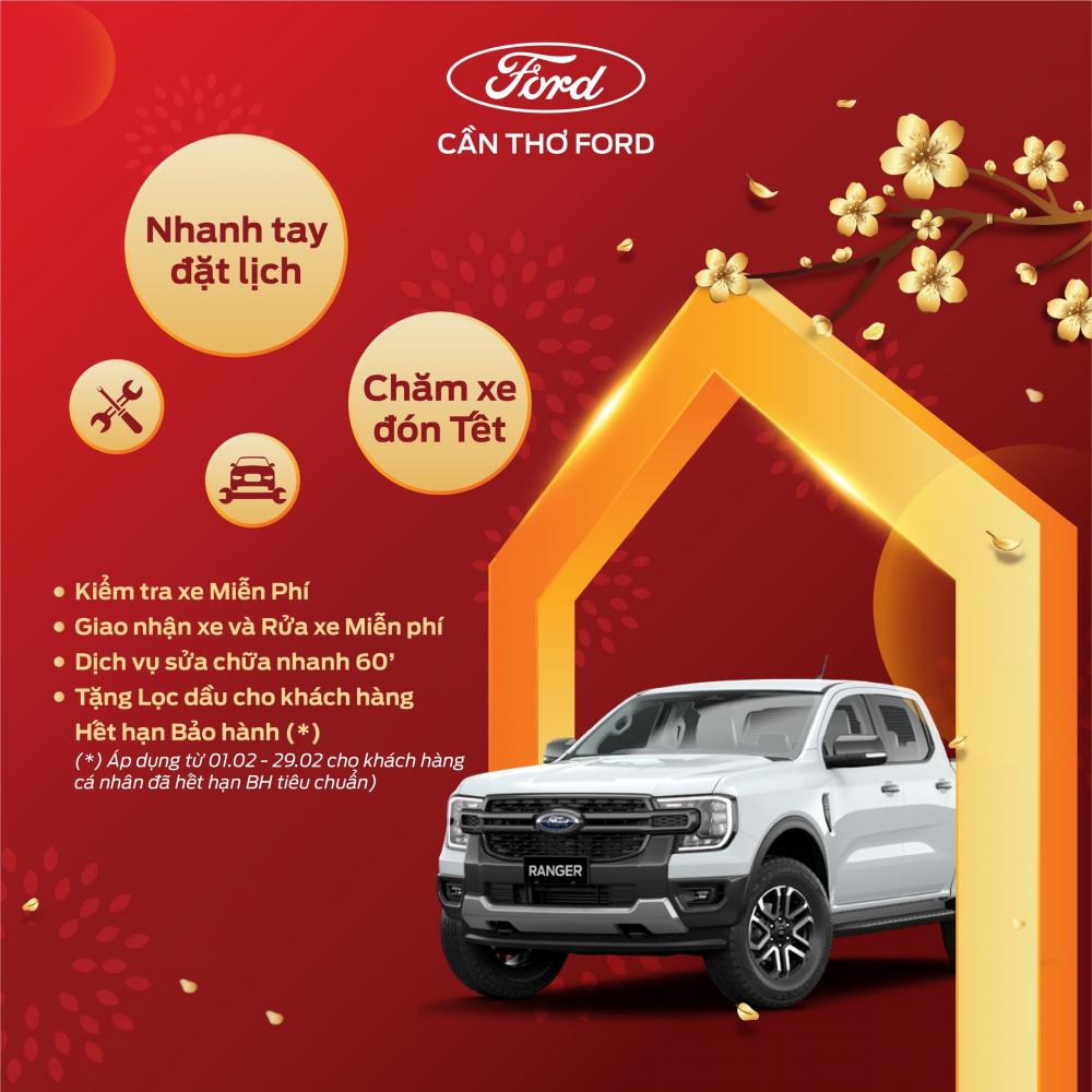 TRẢI NGHIỆM DỊCH VỤ MIỄN PHÍ TẠI CẦN THƠ FORD