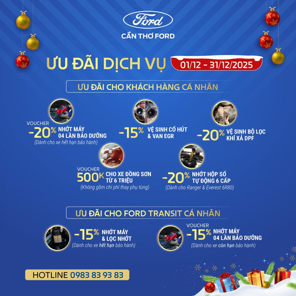 ưu đãi dịch vụ tháng 12